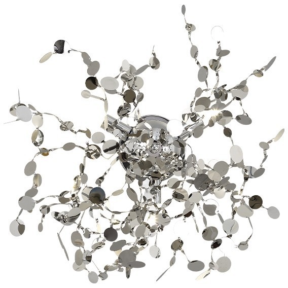 Бра Crystal Lux GARDEN AP-PL3 D400 CHROME