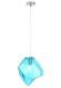 Светильник подвесной Crystal Lux NUESTRO SP1 CHROME/BLUE