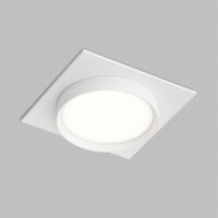 Встраиваемый светильник RATIO, GX53, до 15 Вт, LED, IP20, белый, алюминий, акрил