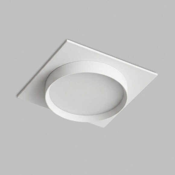 Встраиваемый светильник RATIO, GX53, до 15 Вт, LED, IP20, белый, алюминий, акрил