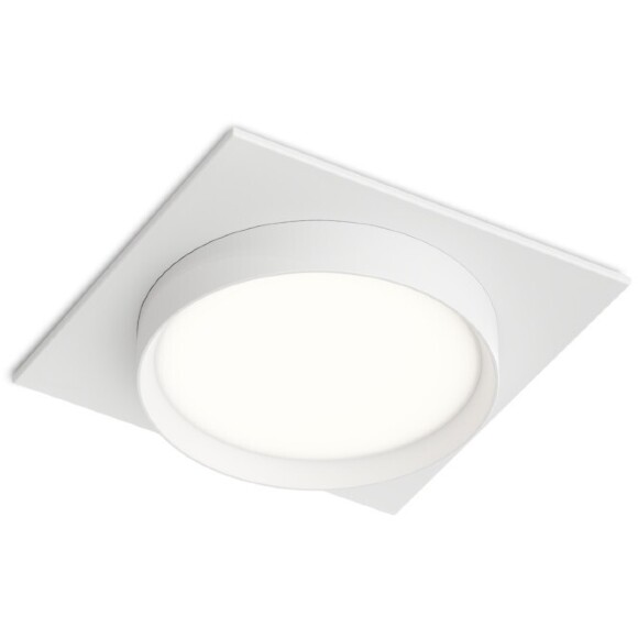Встраиваемый светильник RATIO, GX53, до 15 Вт, LED, IP20, белый, алюминий, акрил