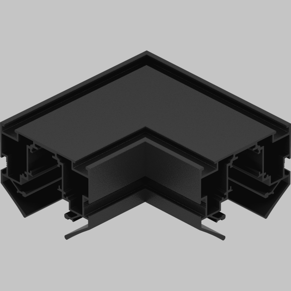 Угол соединительный для встраиваемого магнитного трека в гарпунный натяжной потолок Crystal Lux CLT 0.234 01 BL 1408/105