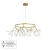 Подвесная люстра Arte Lamp CANDY A7272SP-45GO