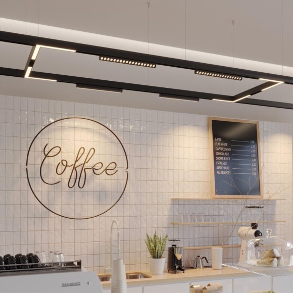 359948 Черный трековый линейный светильник с перекл. цв. температуры 3000;4000;6000К 18Вт 1170Лм CRI90 Novotech VECTOR 359948 Черный трековый линейный светильник с перекл. цв. температуры 3000;4000;6000К 18Вт 1170Лм CRI90 Novotech VECTOR