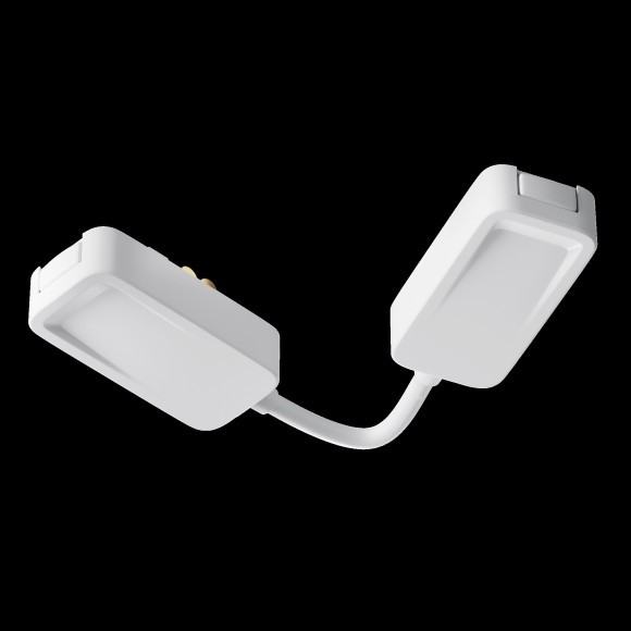 Коннектор питания угловой для встраиваемого в ГКЛ 12.5мм шинопровода Maytoni Radity TRA084CPC-W-12