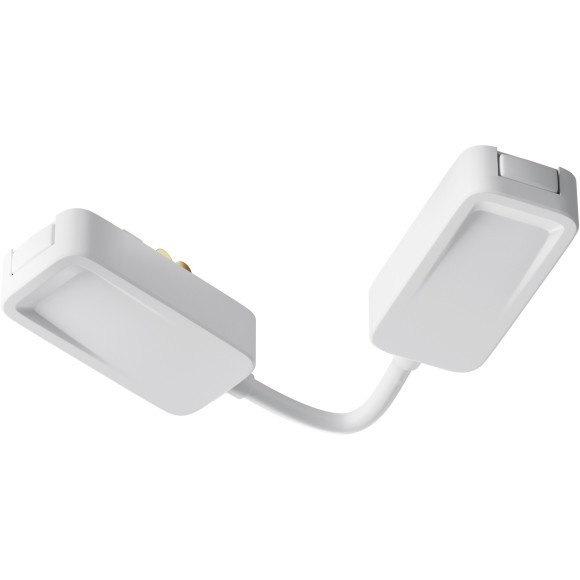 Коннектор питания угловой для встраиваемого в ГКЛ 12.5мм шинопровода Maytoni Radity TRA084CPC-W-12