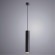 Подвесной светильник цилиндр Arte Lamp A1530SP-1BK TORRE под лампу 1xGU10 35W