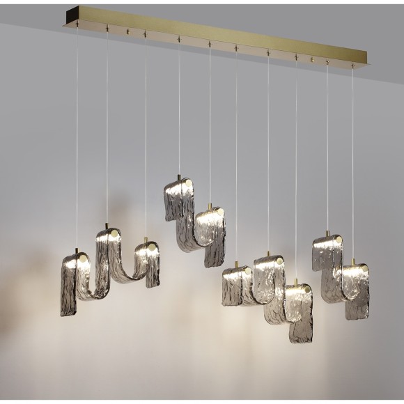 5106/52L  Люстра линейная Odeon Light L-VISION LED Ra90 Lm2472 52W 4000K FLOW