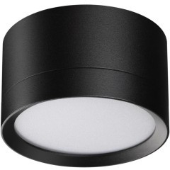 371034 Черный накладной спот-цилиндр высотой 5см под лампу GX53 макс 12Вт 220-240V IP20 Novotech LIRIO
