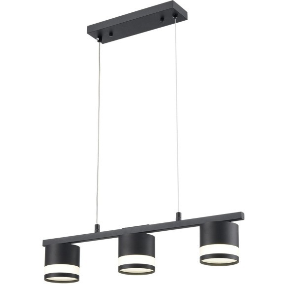 8240/3 COMFI LN25 черный, металл/акрил Светильник подвесной LED GX53 3*7W 220V LANIKA