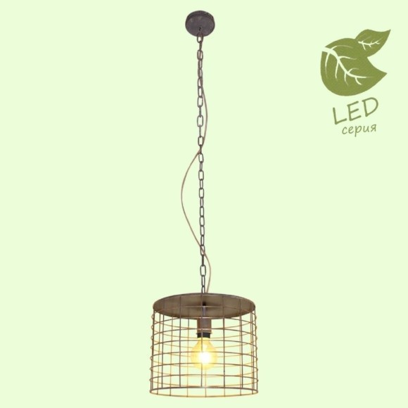 Подвесной светильник с 1 плафоном Lussole GRLSP-9971 GREELEY IP21 под лампу 1xE27 40W