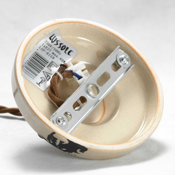 Подвесной светильник цилиндр Lussole LSP-8159 VERMILION IP21 под лампу 1xE27 60W