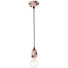 Подвесной светильник цилиндр Lussole LSP-8159 VERMILION IP21 под лампу 1xE27 60W