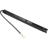 Crystal Lux CLT 0.204 08 BL 1408/084 Низкопрофильный черный встраиваемый в шинопровод драйвер (блок питания/трансформатор) мощностью 150Вт, 220V=>48V, 320x19x16мм IP20