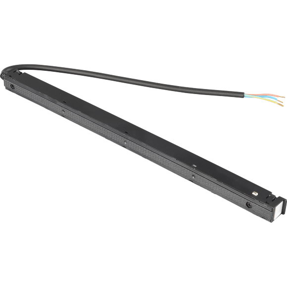 Crystal Lux CLT 0.204 08 BL 1408/084 Низкопрофильный черный встраиваемый в шинопровод драйвер (блок питания/трансформатор) мощностью 150Вт, 220V=>48V, 320x19x16мм IP20