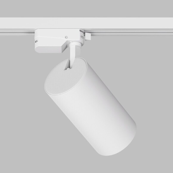 DK6456-WH Трековый светильник SOLID KOPER, 155мм, d80, 220V, LED 4000K, 30W, IP20, белый, алюминий