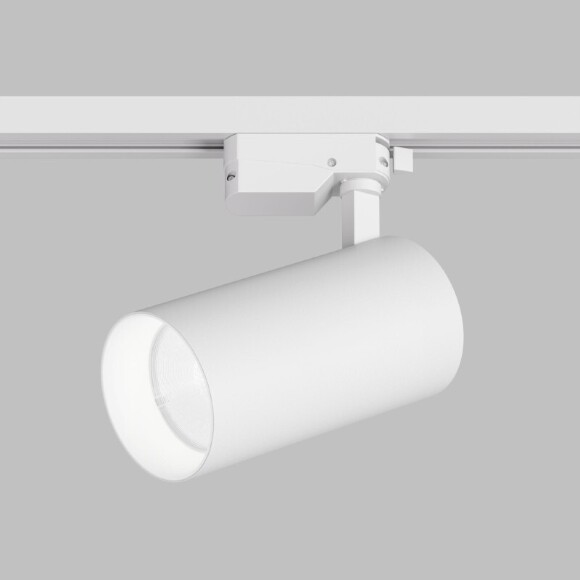 DK6456-WH Трековый светильник SOLID KOPER, 155мм, d80, 220V, LED 4000K, 30W, IP20, белый, алюминий