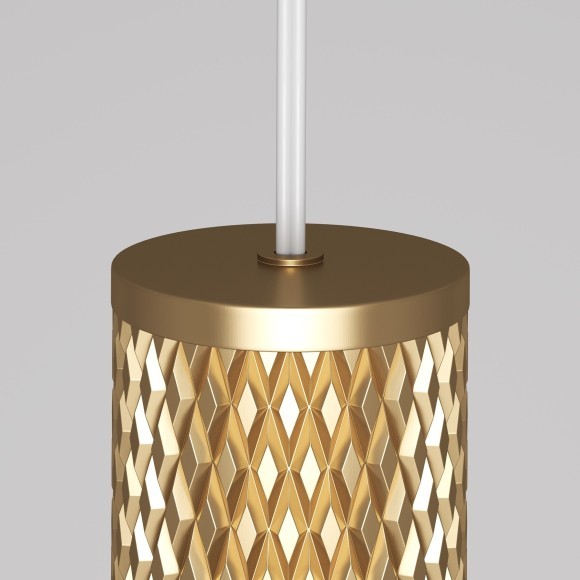 Подвесной светильник цилиндр Maytoni P038PL-01G Focus Design под лампу 1xGU10 50W