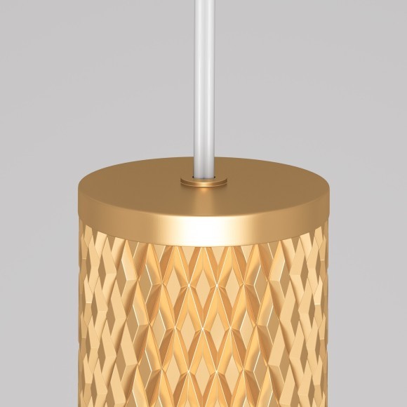 Подвесной светильник цилиндр Maytoni P038PL-01G Focus Design под лампу 1xGU10 50W