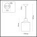 Подвесной светильник цилиндр Lumion 3694/1 RIGBY под лампу 1xE27 60W