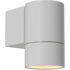 Favourite Bonum 4794-1W Белый уличный настенный светильник, фасадный спот цилиндр со светом в одну сторону, D95xW60xH95, под сменную лампу GU10 макс. 35Вт, IP65, 220В