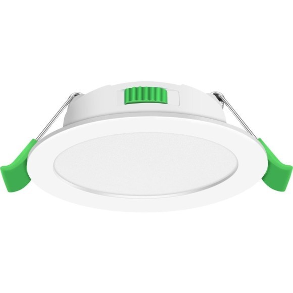 4645-1C, врезной светильник, D113xH30, cutout:D90, LEDx7W, 450LM/560LM/500LM, 3000K/4000K/6500K, IP44, CRI>80, beam angle:120, included