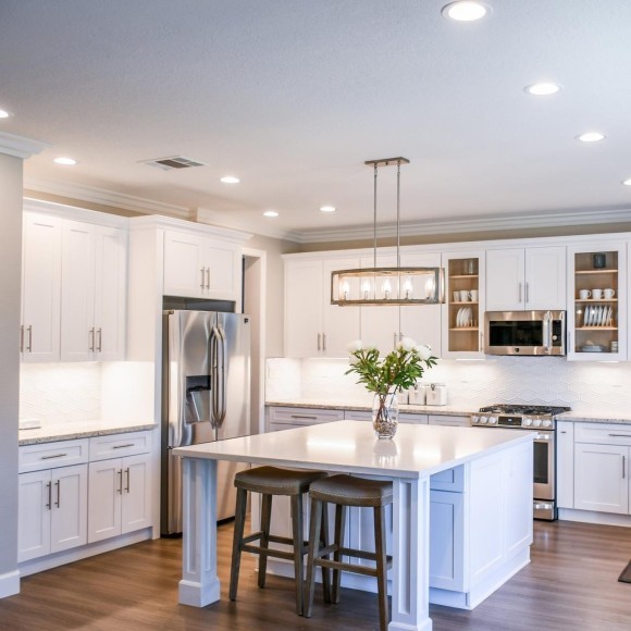 4645-1C, врезной светильник, D113xH30, cutout:D90, LEDx7W, 450LM/560LM/500LM, 3000K/4000K/6500K, IP44, CRI>80, beam angle:120, included