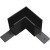 Соединитель угловой черный для накладных шинопровода TETA PRO 220V Lightstar 505127-ALU (обн. артикул)