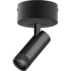 Черный накладной светодиодный спот с изм углом рассеивания 20-55° и рег. цвет. температурой 2700;4200;6000К 12W 840Лм CRI90 Canno Pro Lightstar C4127SO