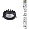 359841 Черный встраиваемый светильник с переключателем цв. температуры и угла рассеивания 40 и 120° IP44 10W CRI90 UGR<16 2700-3200-4000К Novotech RAYN