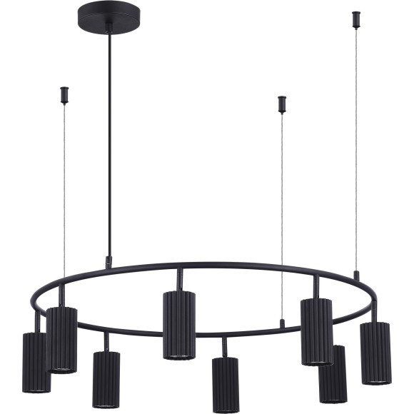 SL1213.403.08 Светильник подвесной ST-Luce Черный/Черный GU10 8*5W 4000K KENDO SL1213.403.08 Светильник подвесной ST-Luce Черный/Черный GU10 8*5W 4000K KENDO