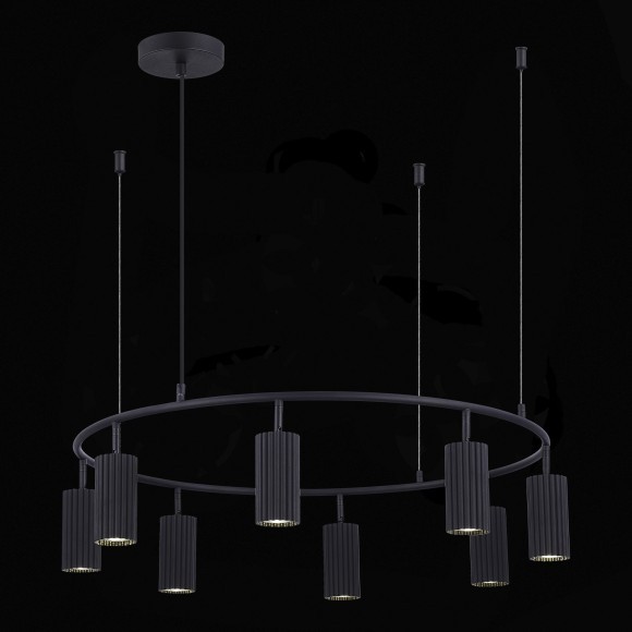 SL1213.403.08 Светильник подвесной ST-Luce Черный/Черный GU10 8*5W 4000K KENDO SL1213.403.08 Светильник подвесной ST-Luce Черный/Черный GU10 8*5W 4000K KENDO
