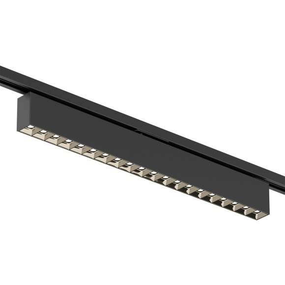 Однофазный двужильный светодиодный трековый светильник Denkirs DK6634-BK Edder 3000К 3120Лм CRI90+ 24° 40Вт