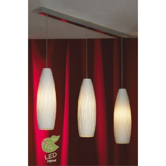 Подвесной светильник с 3 лампами Lussole GRLSQ-6306-03 Sestu IP21 под лампы 3xE27 11W