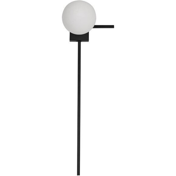 Бра Lightstar Globo 812617 декоративный минимализм Ар-деко, плафон из стеклянного шара диаметром 12см, под сменную лампу G9, черное тонкое основание Бра Lightstar Globo 812617 декоративный минимализм Ар-деко, плафон из стеклянного шара диаметром 12см, под сменную лампу G9, черное тонкое основание