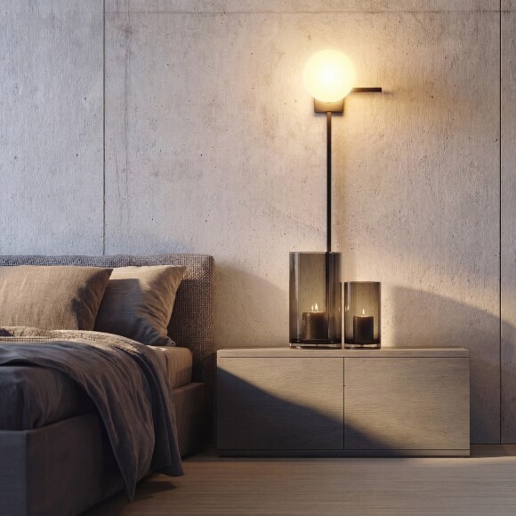 Бра Lightstar Globo 812617 декоративный минимализм Ар-деко, плафон из стеклянного шара диаметром 12см, под сменную лампу G9, черное тонкое основание Бра Lightstar Globo 812617 декоративный минимализм Ар-деко, плафон из стеклянного шара диаметром 12см, под сменную лампу G9, черное тонкое основание