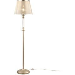 Торшер с абажуром Freya FR2539FL-01G Ksenia под лампу 1xE27 40W