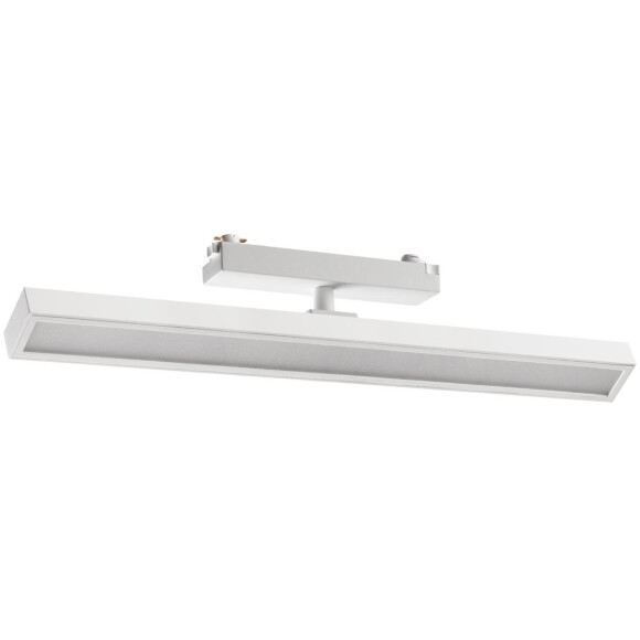 Novotech STRATUS 359776 Белый однофазный двужильный трековый светодиодный светильник, линейный 40см, поворотный, CCT перекл. цветовой температуры, LED 24Вт 1384Лм 2700;3200;4000К CRI90 105° IP20 220В, коэф. пульсации < 1%