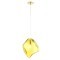 Светильник подвесной Crystal Lux NUESTRO SP1 GOLD/AMBER