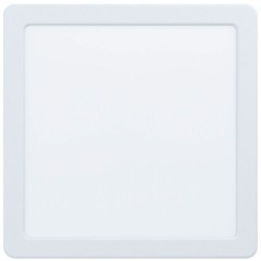 99181 Светодиодный встраиваемый светильник FUEVA 5, 17W (LED), 216х216, ET26, 2100lm, 4000K, сталь, белый