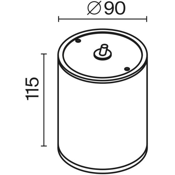 Уличный потолочный светильник Maytoni O306CL-L7GF Bar IP65 светодиодный LED 7W
