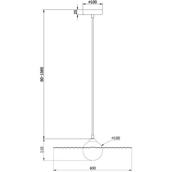 Подвесной светильник Freya FR5390PL-01W