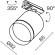 Однофазный двужильный трековый светильник Maytoni Unity TR088-1-GX53-W POLAR под сменную лампу GX53