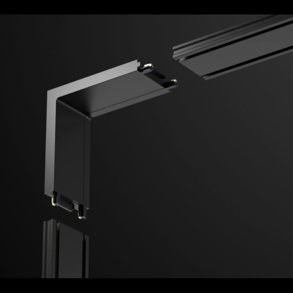 Соединитель с потолка на стену для плоского накладного шинопровода Novotech Smal 135214