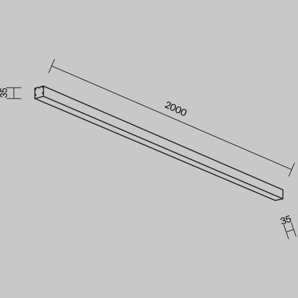 Линейный светильник Technical LL311008