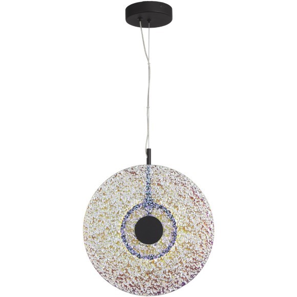 SL6142.423.01 Светильник подвесной ST-Luce черный/радужный LED 1*8W 4000K ALUMNO