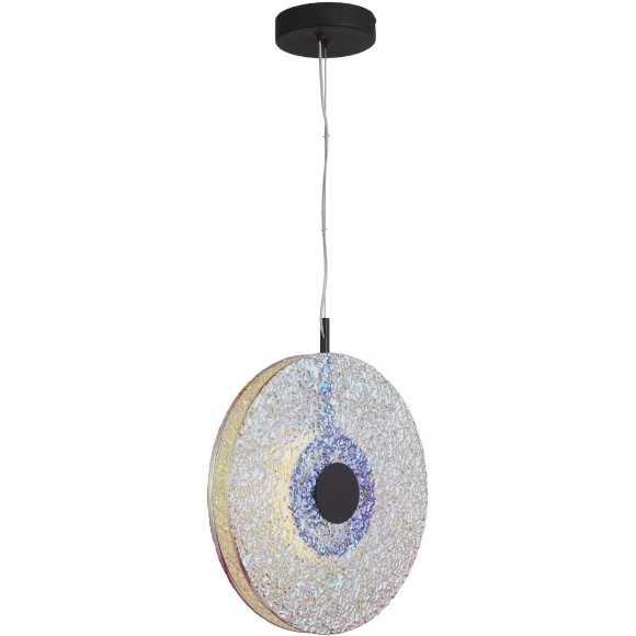 SL6142.423.01 Светильник подвесной ST-Luce черный/радужный LED 1*8W 4000K ALUMNO