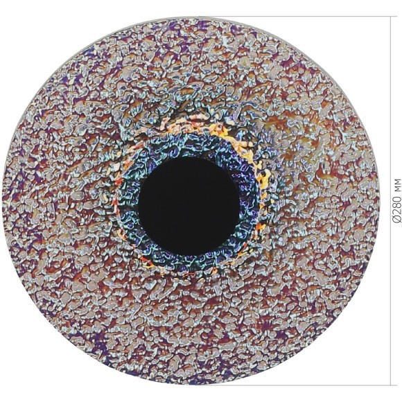 SL6142.423.01 Светильник подвесной ST-Luce черный/радужный LED 1*8W 4000K ALUMNO