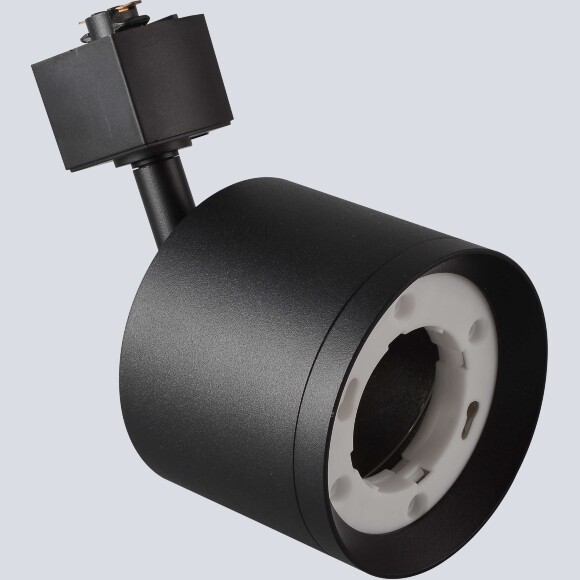 Crystal Lux CLT 0.31 020 BK 1409/069 Черный однофазный двужильный светильник под сменную лампу GX53 макс 50Вт, матовый металл, поворотный, 105x80мм, IP20, 220V