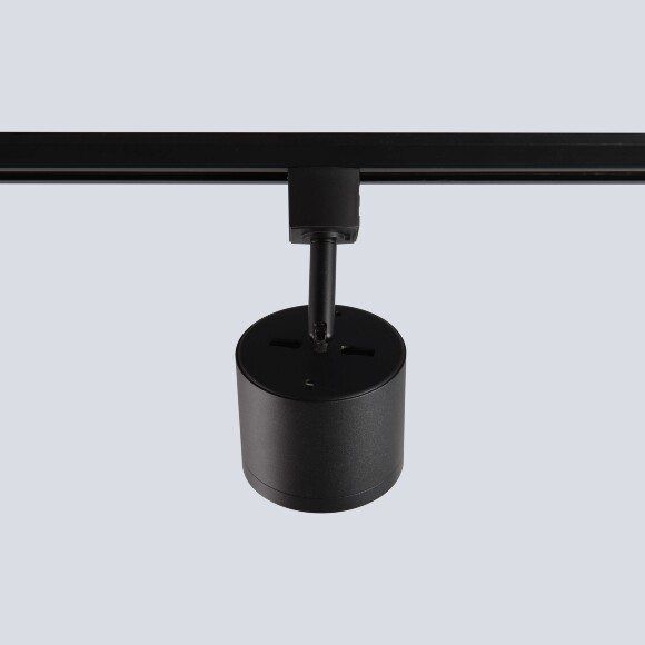 Crystal Lux CLT 0.31 020 BK 1409/069 Черный однофазный двужильный светильник под сменную лампу GX53 макс 50Вт, матовый металл, поворотный, 105x80мм, IP20, 220V